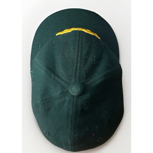 Vtg Zephyr “Z-Fit” Notre Dame Fighting Irish Stretch Hat — Green/Gold M/L NCAA - Picture 5 of 9